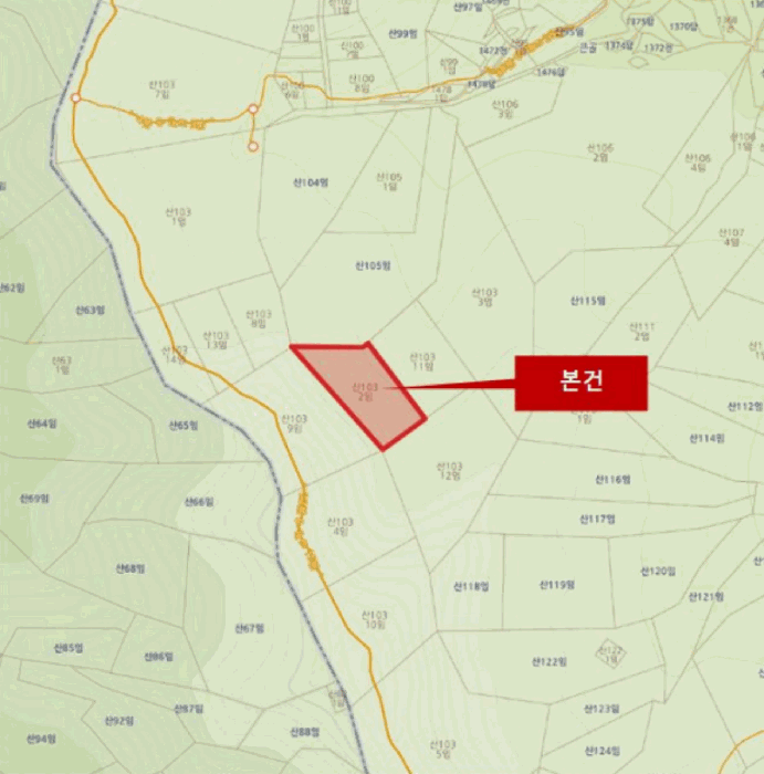 전남 여수시 율촌면 임야 경매 물건 사진 3 · 2025타경51594