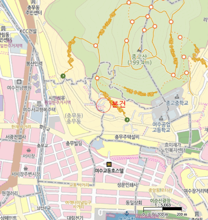 전남 여수시 군자동 도로 경매 물건 사진 3 · 2025타경51890