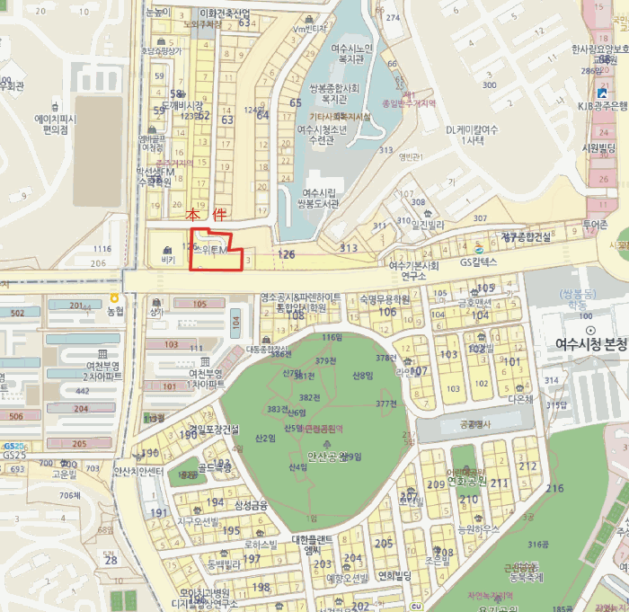 전남 여수시 학동 오피스텔 경매 물건 사진 3 · 2025타경52301