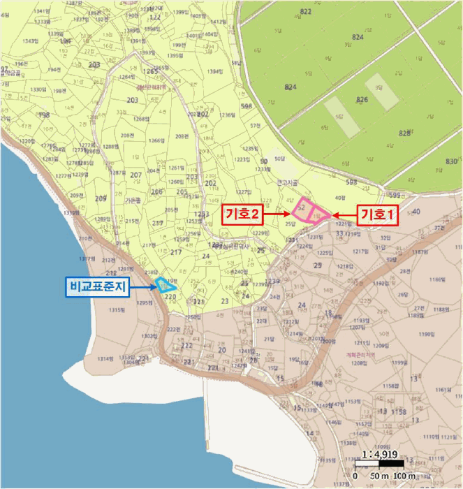 전남 고흥군 도덕면 답 경매 물건 사진 3 · 2025타경52523