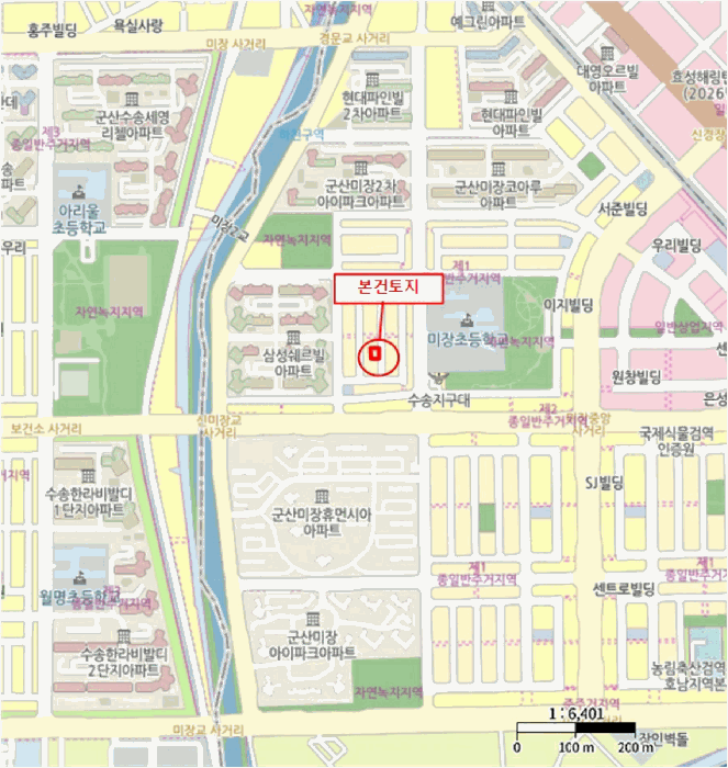 전북 군산시 미장동 대지 경매 물건 사진 5 · 2025타경610