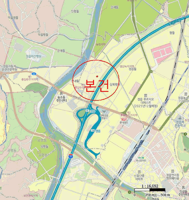 전북 정읍시 농소동 답 경매 물건 사진 2 · 2025타경30254