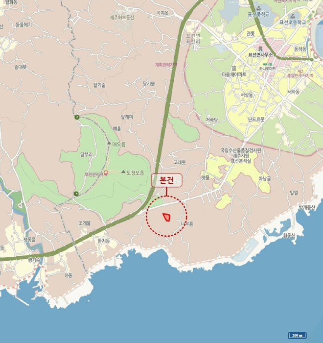 제주 서귀포시 표선면 전답 경매 물건 사진 5 · 2026타경10347