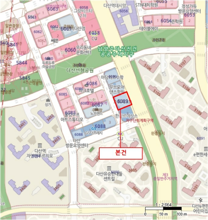 경기 남양주시 다산동 오피스텔 경매 물건 사진 2 · 2024타경81395