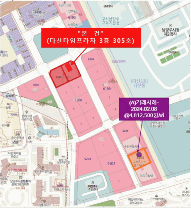 경기 남양주시 다산동 상가,오피스텔,근린시설 경매 물건 사진 5 · 2025타경72406