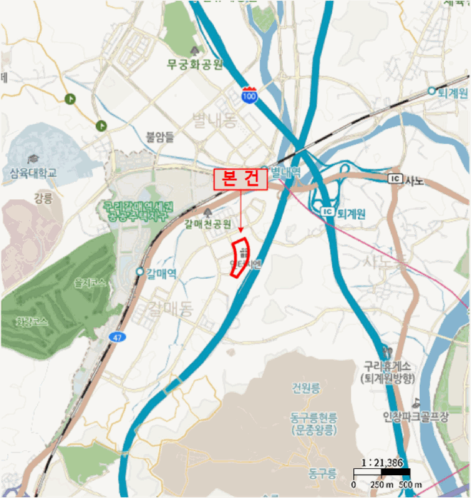 경기 구리시 갈매동 근린시설 경매 물건 사진 3 · 2026타경64