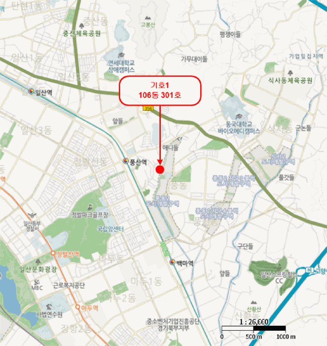 경기 고양시 일산동구 풍동 다세대주택 경매 물건 사진 2 · 2025타경62343
