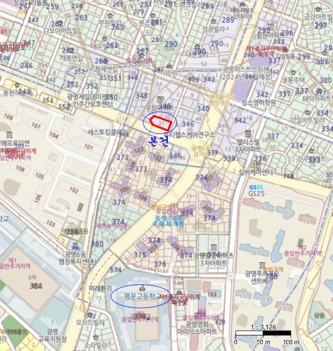 경기 광명시 광명동 오피스텔 경매 물건 사진 3 · 2024타경57886