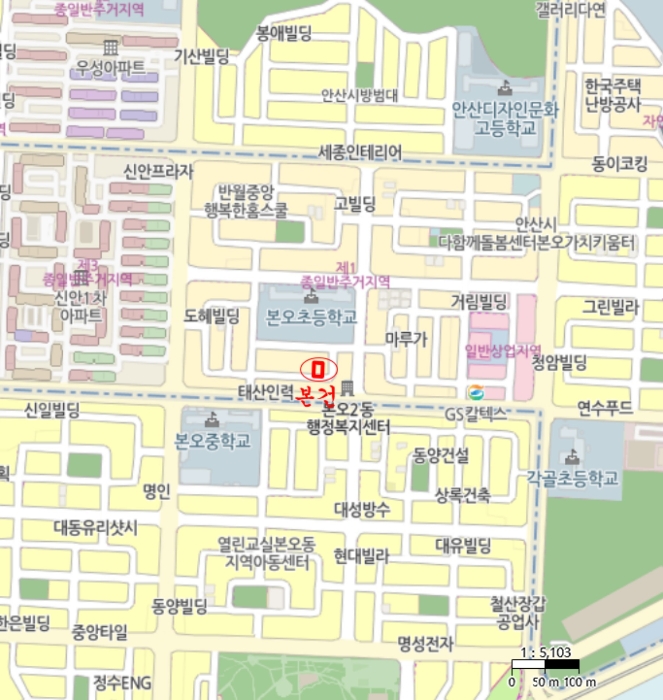경기 안산시 상록구 본오동 연립주택,다세대,빌라 경매 물건 사진 4 · 2024타경62673