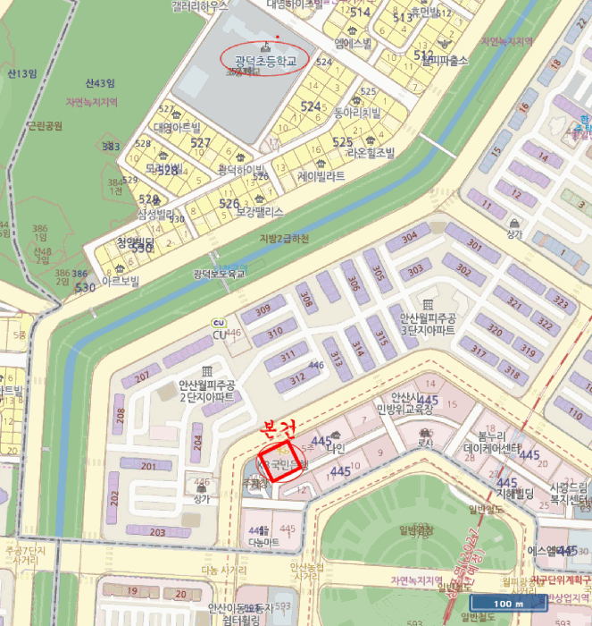 경기 안산시 상록구 월피동 상가,오피스텔,근린시설 경매 물건 사진 3 · 2025타경51373