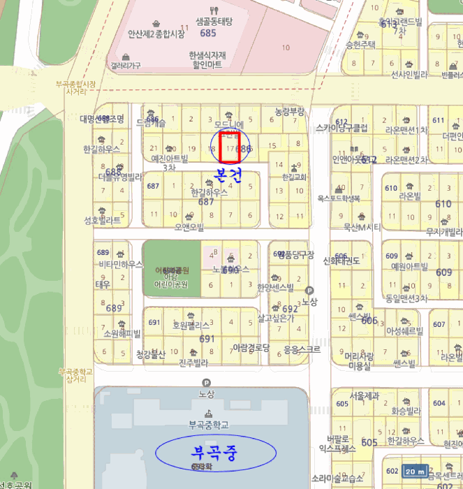경기 안산시 상록구 부곡동 연립주택,다세대,빌라 경매 물건 사진 2 · 2025타경53180