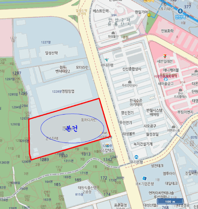 경기 안산시 단원구 신길동 공장/지식산업센터 경매 물건 사진 4 · 2025타경53329