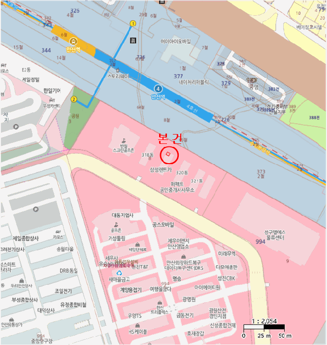 경기 안산시 단원구 원곡동 근린생활시설 경매 물건 사진 3 · 2025타경604