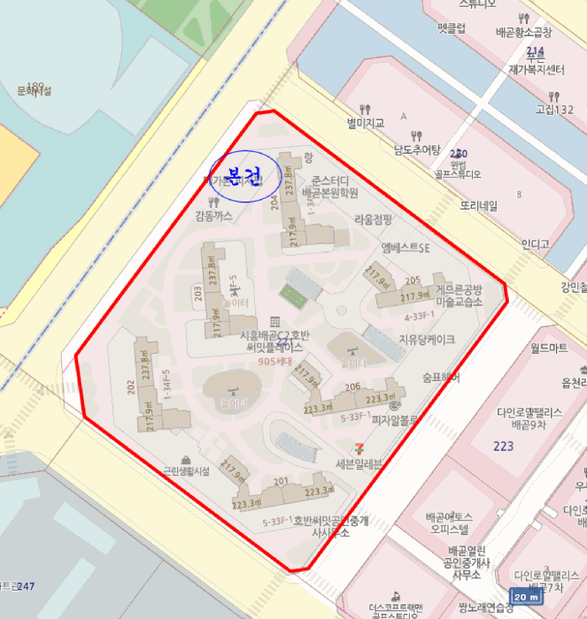경기 시흥시 배곧동 상가,오피스텔,근린시설 경매 물건 사진 3 · 2025타경971